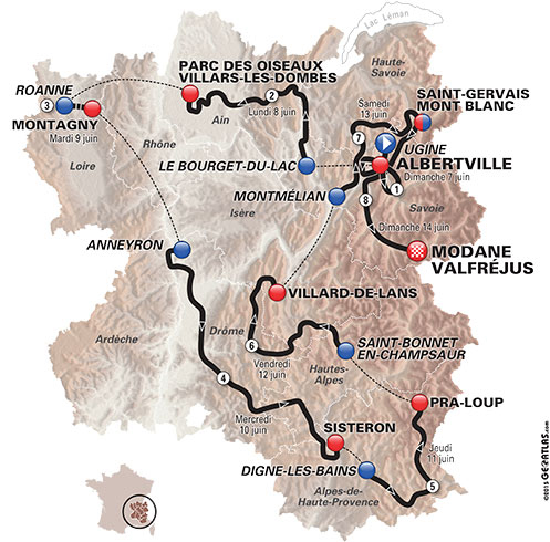 2015 Dauphine map